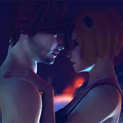 A couple embrace in 3DX Chat, an online sex game that supports Oculus Rift.