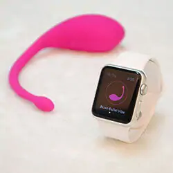 A new vibrator can be controlled by Apple Watch.