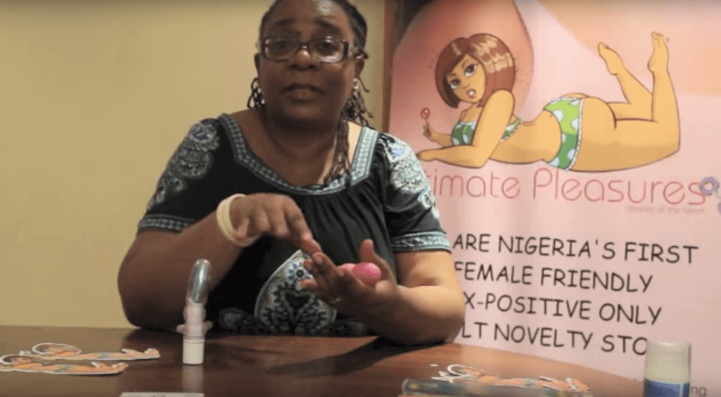 Iheoma Obibi sells sex toys and provides educational information on how to use them.