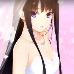 A beautiful animal girl wearing bridal clothing.