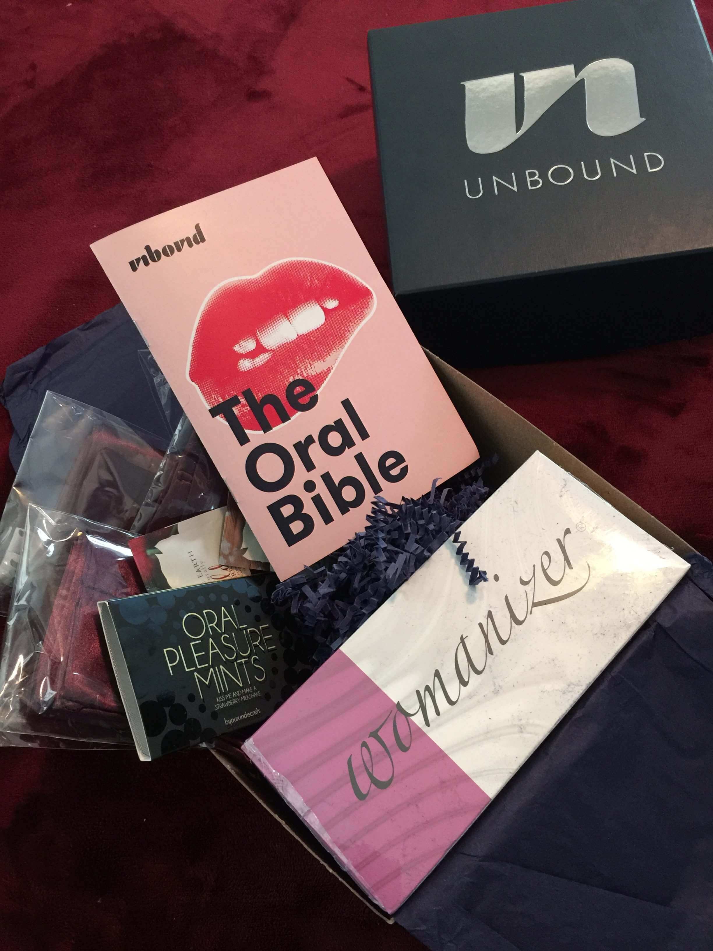 Unbound offers a mail subscription for themed sexual wellness boxes.