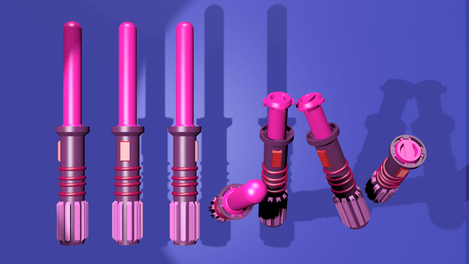 This 3-D printed sex toy holder will disguise your dildo as a laser sword.