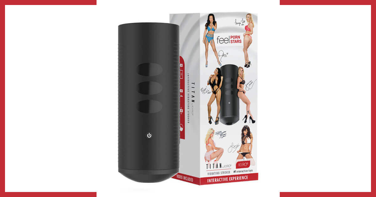 The Titan sex sleeve from Kiiroo is an interactive male stroker that works with virtual reality porn.