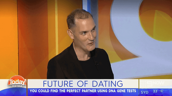 Futurist Ross Dawson appears on the morning show Today in Australia to talk about the future of dating.