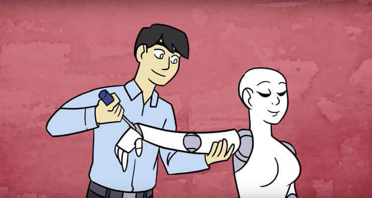 Cartoon of SexRobots