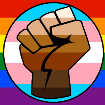 LGBT Gay Trans Black Lives Matter Flag