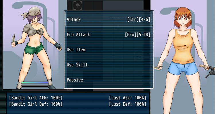 Love Doll Plus lets you play sexy role-playing games with hot characters like Bandit Girl.