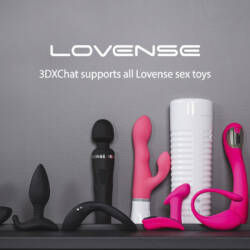 Lovense Sex Toys now supported by 3DXChat.