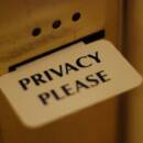 Screenshot of Privacy Tag attached to a door