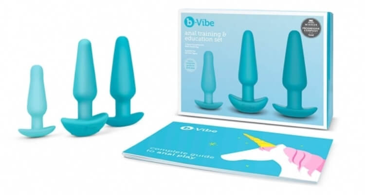 Anal training kit from b-vibe