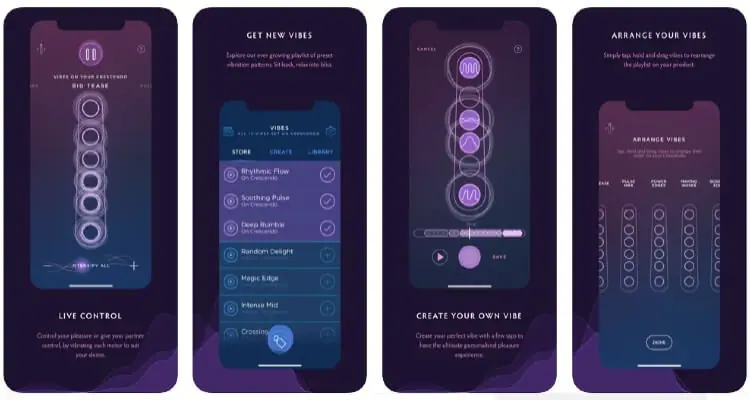 Screenshot of MysteryVibe App available on Apple and Google Store
