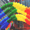 rainbow gay pride balloons