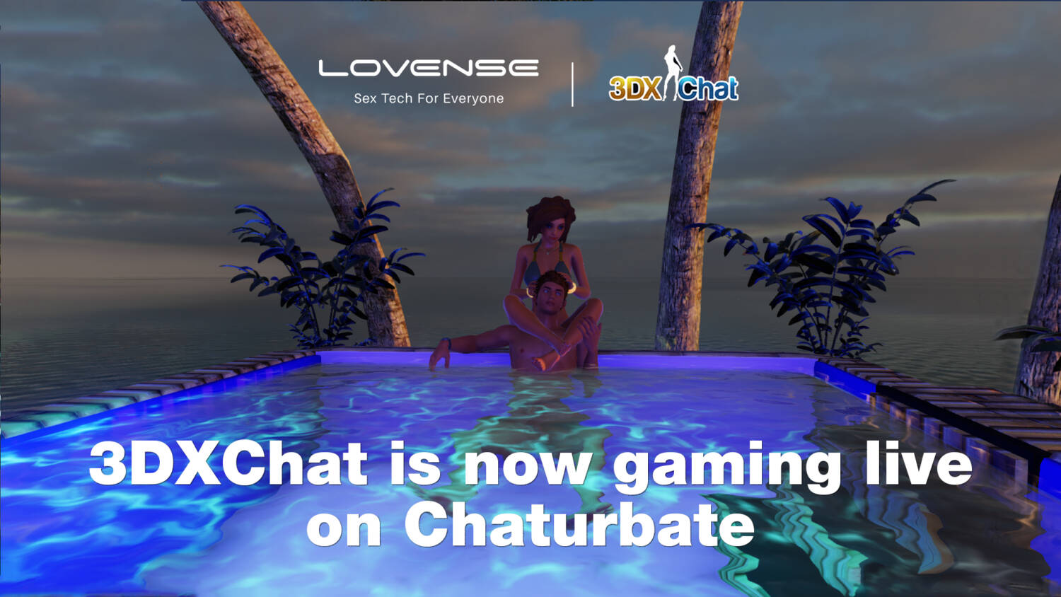 1500px x 844px - Chaturbate Approves 3DXChat Adult Game in Model Streams - Future of Sex