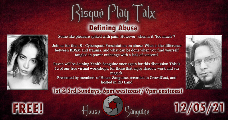 Risque Biz Talx with House Sanguine