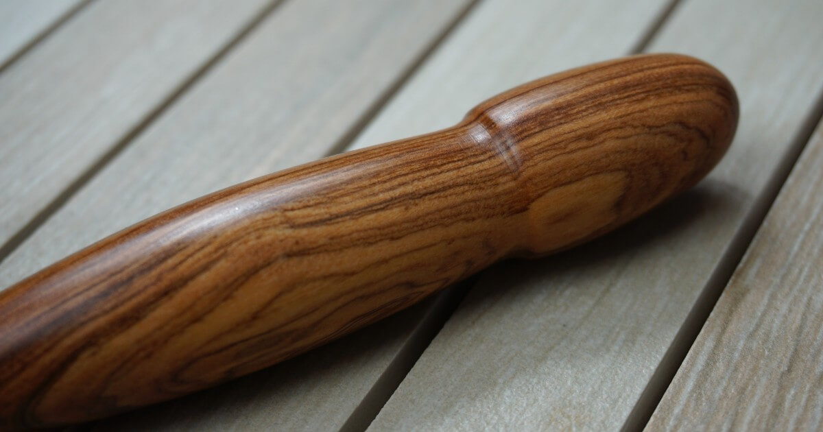 wood dildo