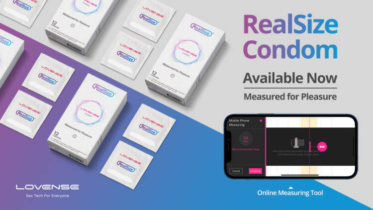 Lovense Releases the RealSize Condom Line, announces plans for tailor- made condoms!