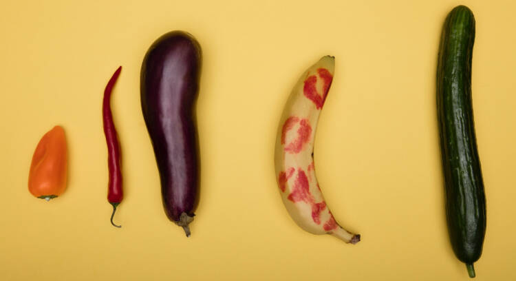 penis sizes and types as food varieties