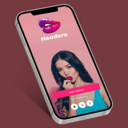 A screenshot of the Headero app.
